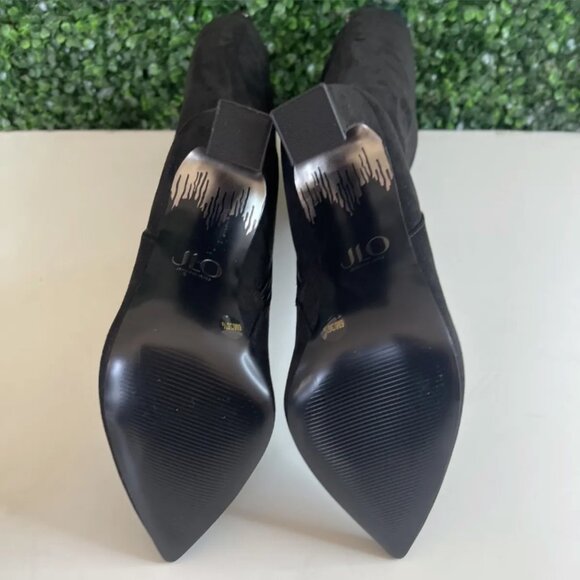 JLO JENNIFER LOPEZ Krim Black Knee-High Boot Brand new with boxThe Krim - Picture 3 of 6